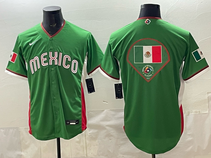 Men 2026 World Cub USA blank green Nike MLB Jersey 004